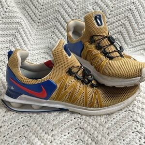 Nike Shox Gravity “World Cup” Metallic Gold, White, Red, & Blue AR1999-700, 11.5